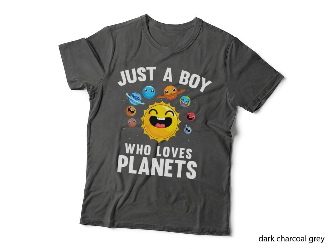 Outer Space Astronomer Science Astronomy Boys Cute Planet T-Shirt