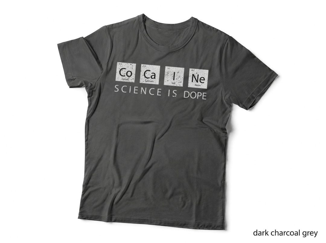 Periodic Table Chemistry T-Shirt, Science Nerd Apparel, Science Is Dope T-Shirt