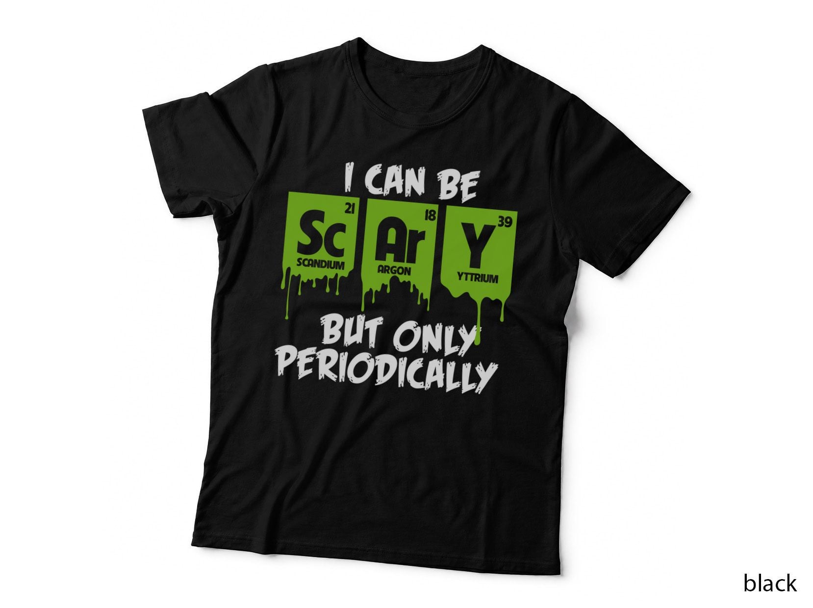 Periodic Table of Elements T-Shirt, Science Nerd Apparel