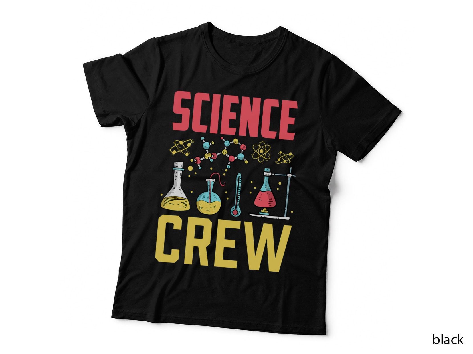 Science Crew Scientist Research T-Shirt, Niche Science