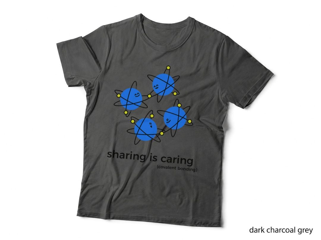 Sharing Is Caring Cute Chemistry Chemist T-Shirt