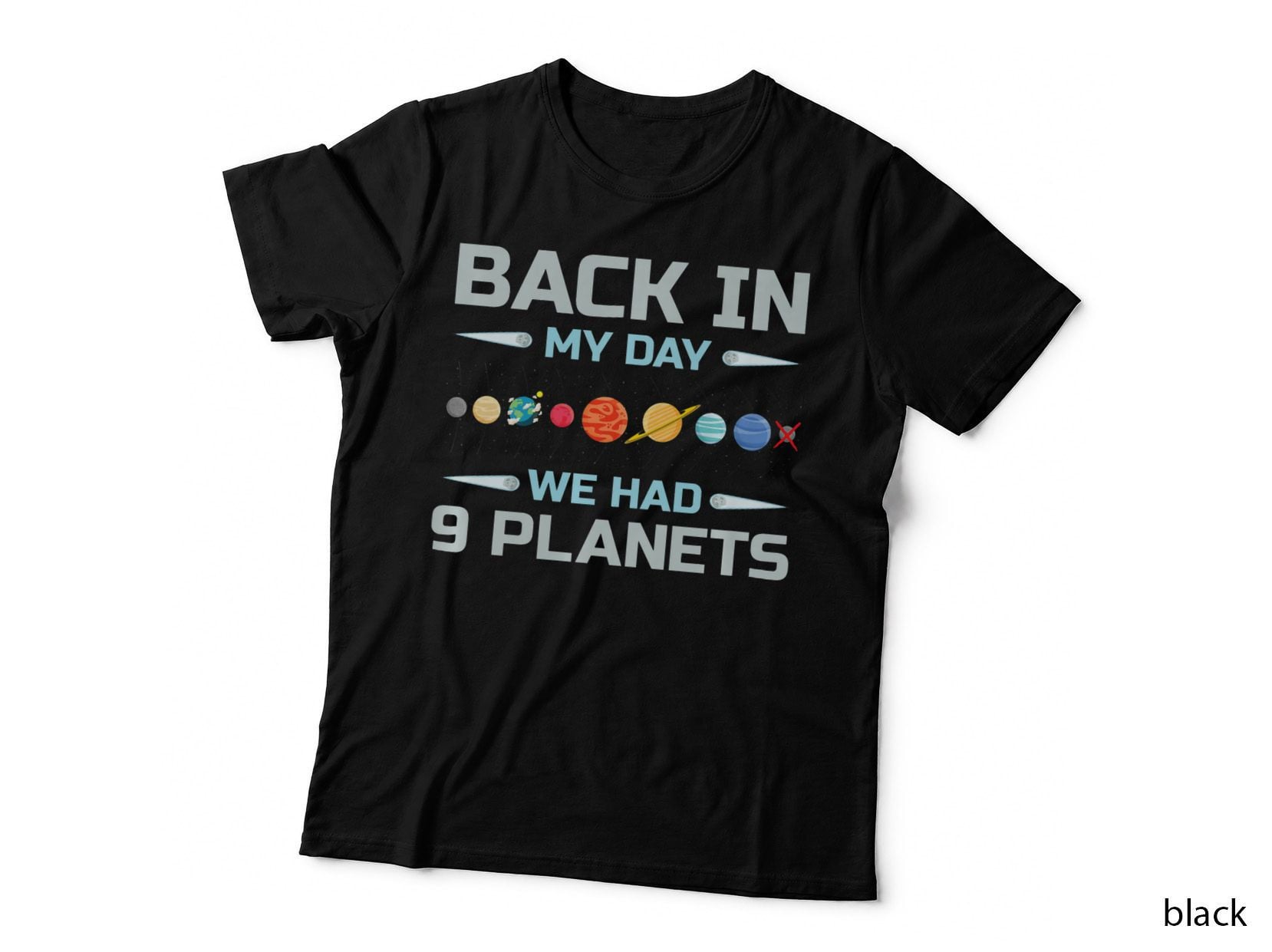 Solar System Astronaut Planets Spaceman Space Dwarf T-Shirt