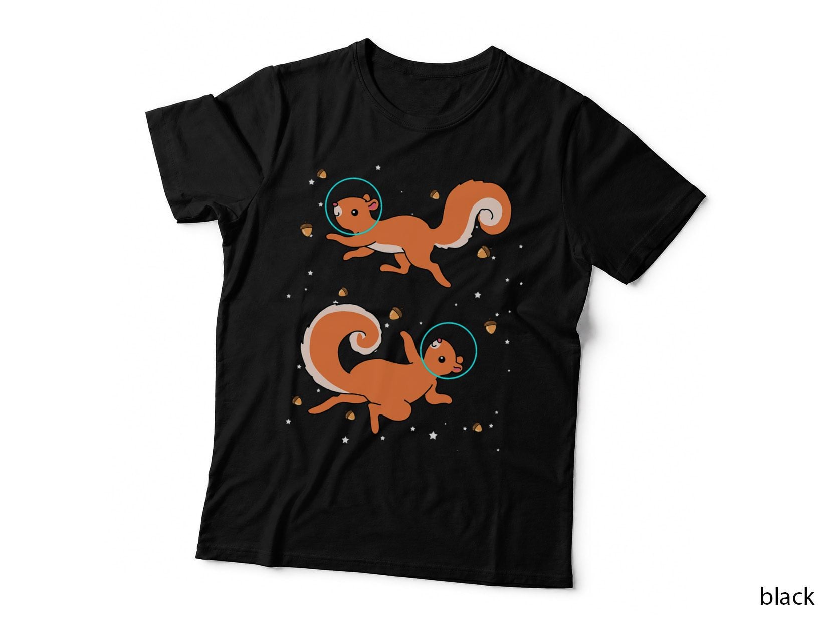 Squirrel Gift Men Astronaut Shirt Kids Space Squirrel T-Shirt