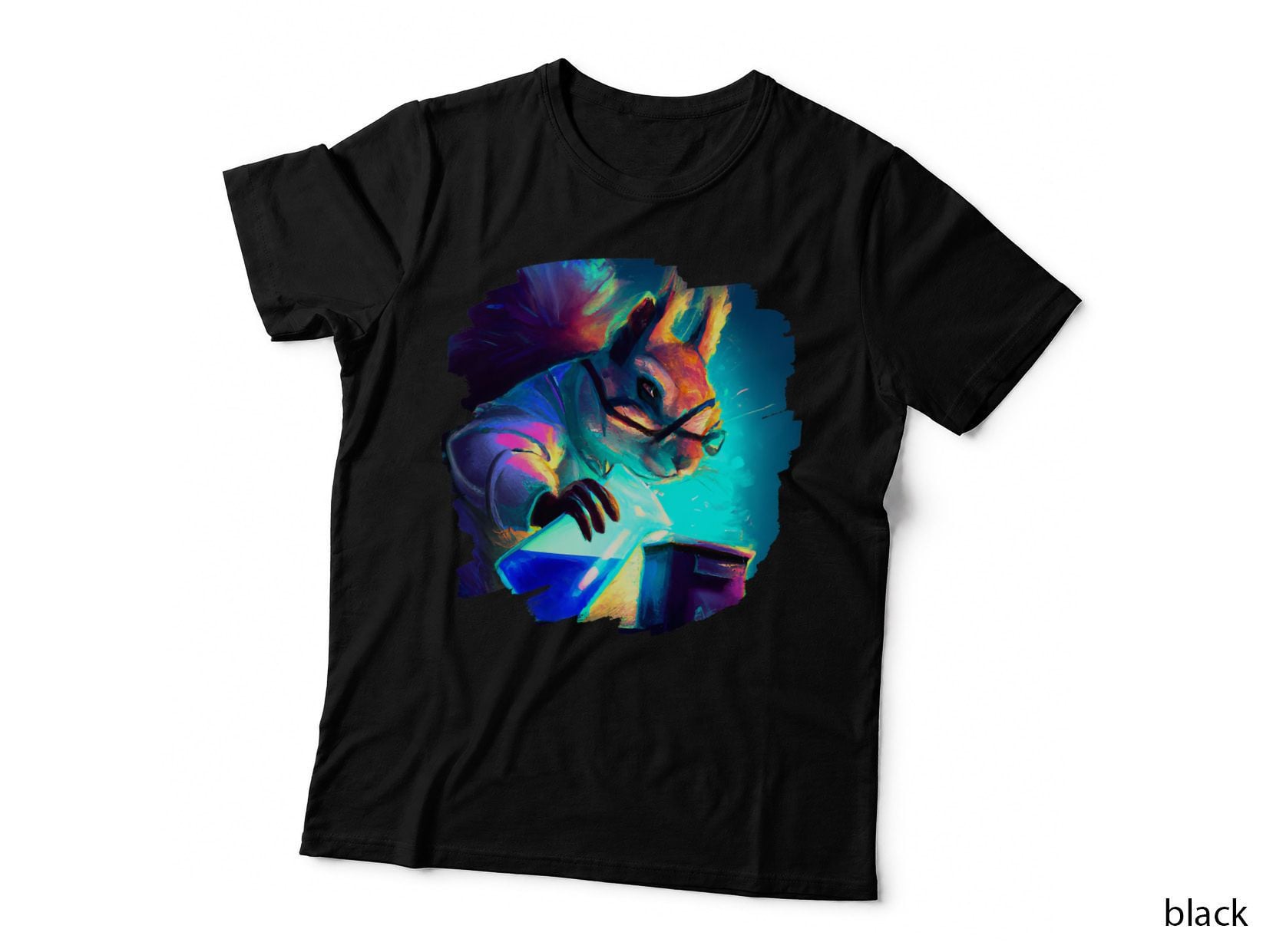 Squirrel Mad Scientist Mixing Chemicals Chemistry Science T-Shirt