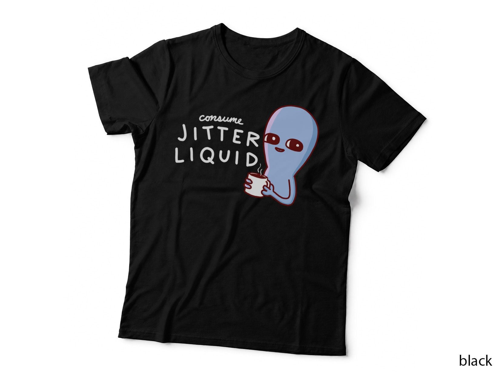 Strange Planet Consume Jitter Liquid T-Shirt