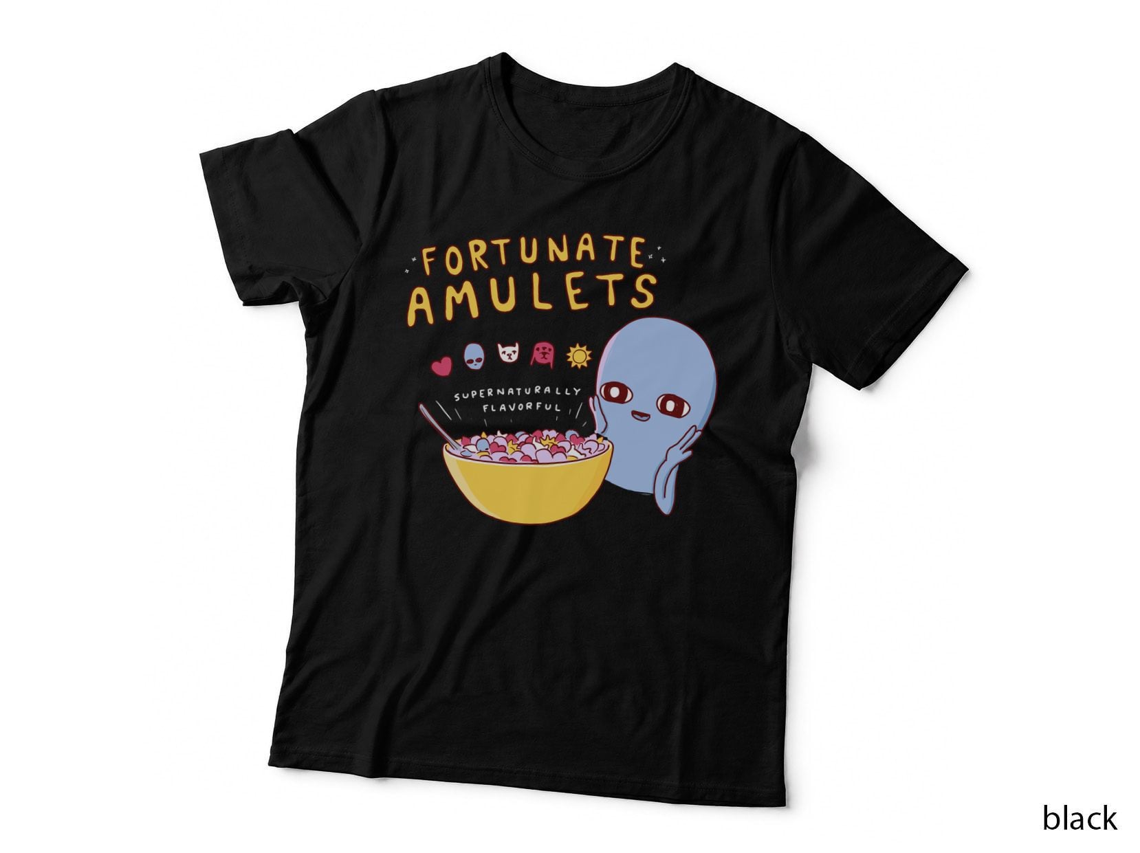 Strange Planet Special Product Fortunate Amulets - GREEN T-Shirt