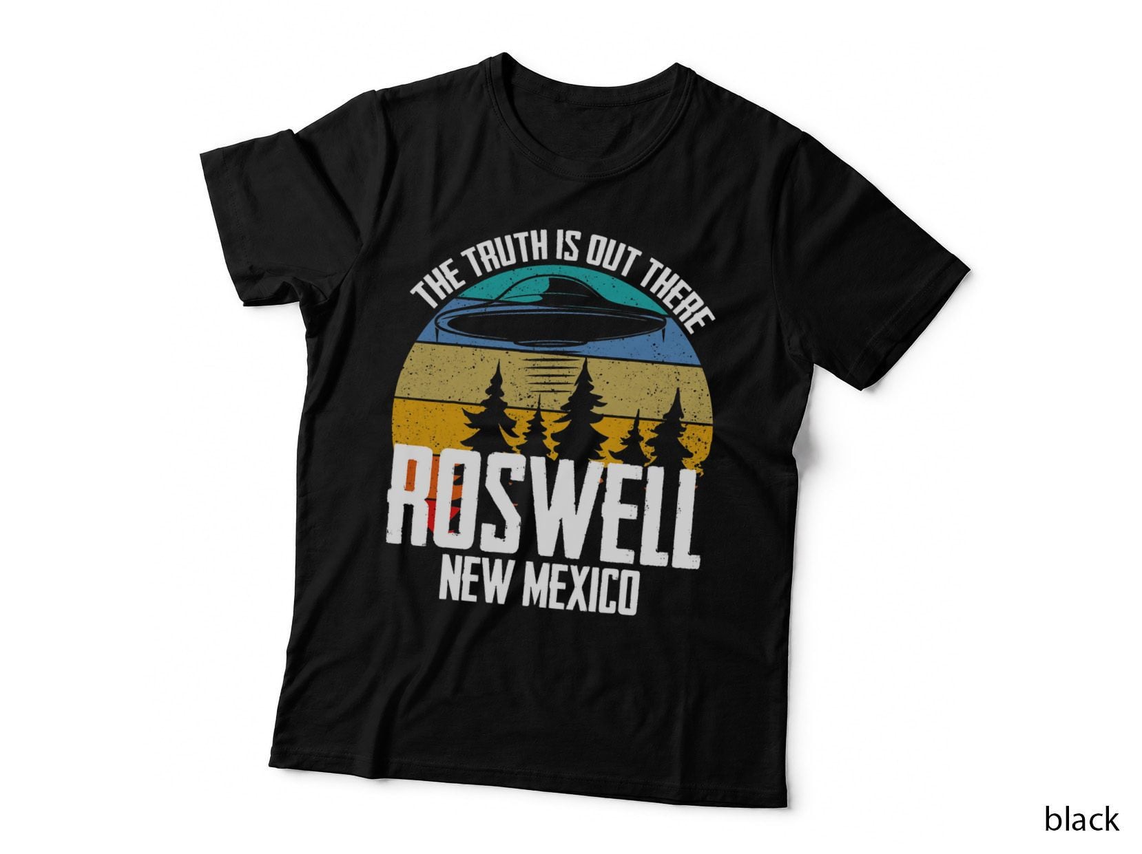 Truth Is Out There Roswell New Mexico Alien UFO Abduction T-Shirt