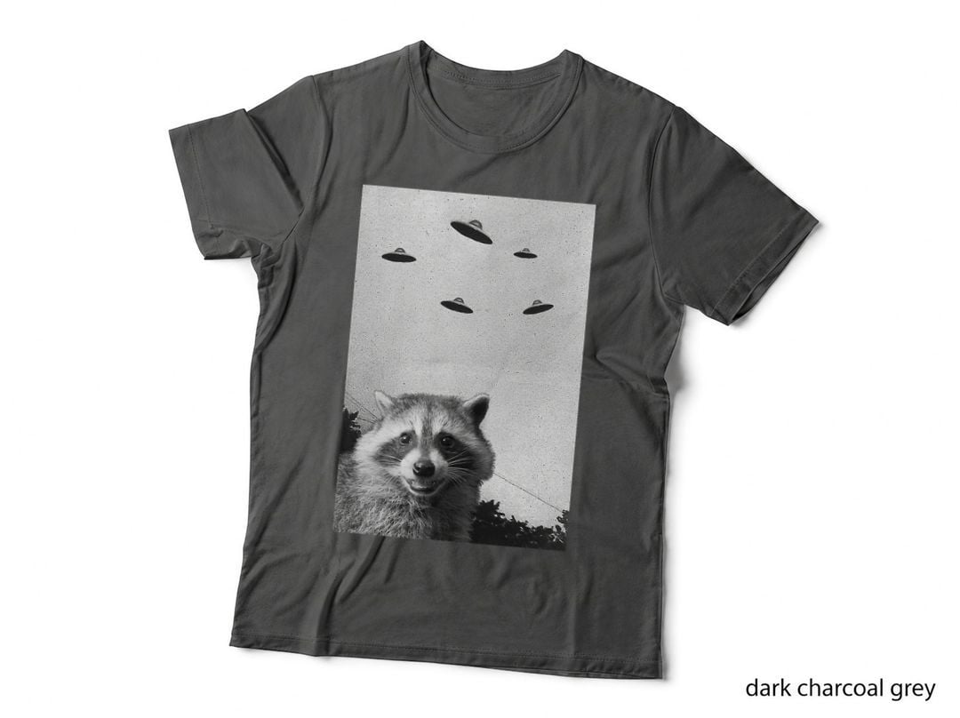 Ufo Raccoon Alien Raccoon Alien Ufo Raccoon Lovers T-Shirt
