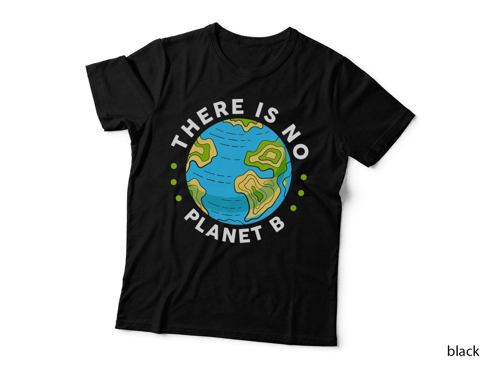 Veggie Vegetarian There Is No Planet B Plant Based World T-Shirt