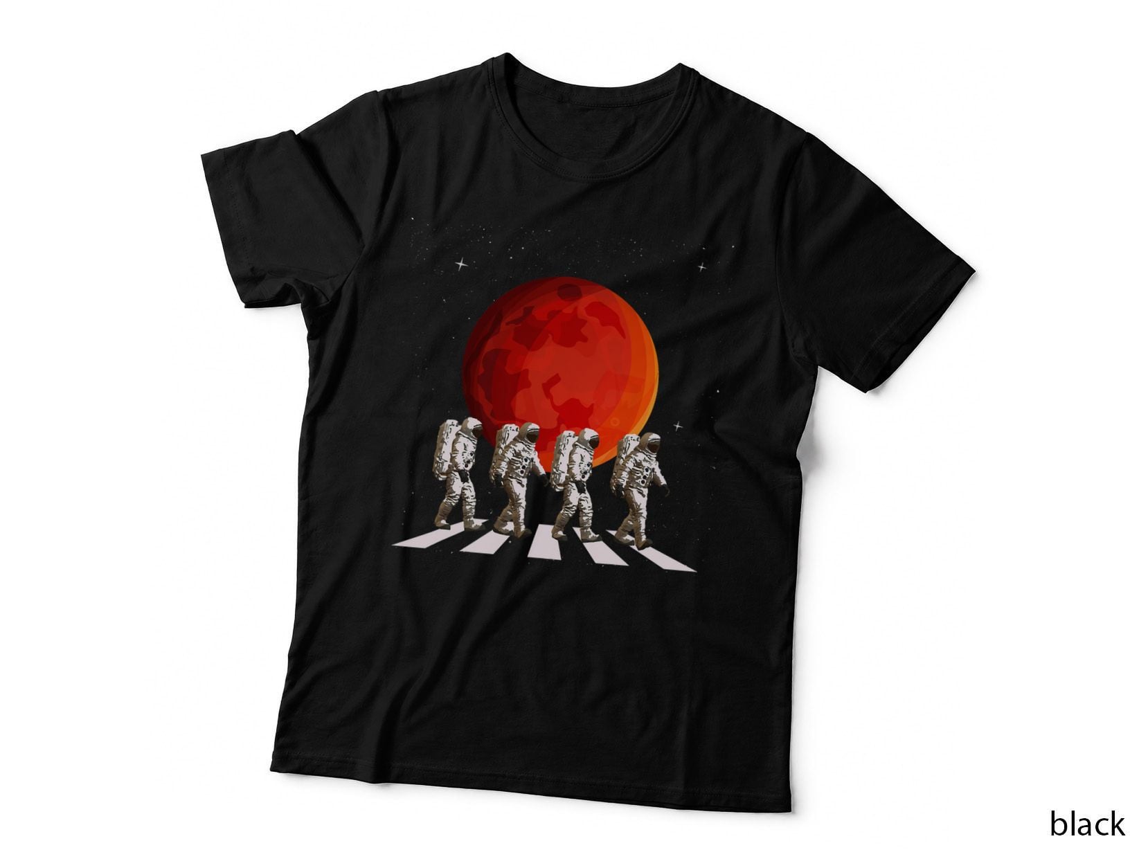 Walking Astronauts - Spaceman Planets Space Galaxy T-Shirt