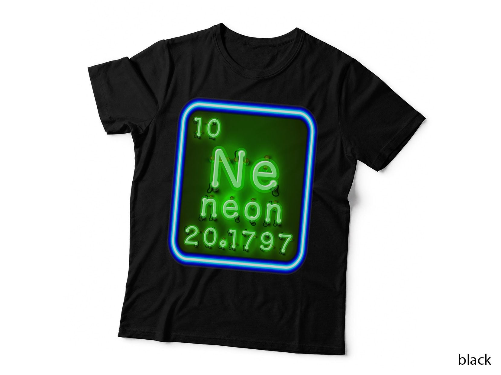 Neon Element of the Chemistry Periodic Table for Scientists T-Shirt