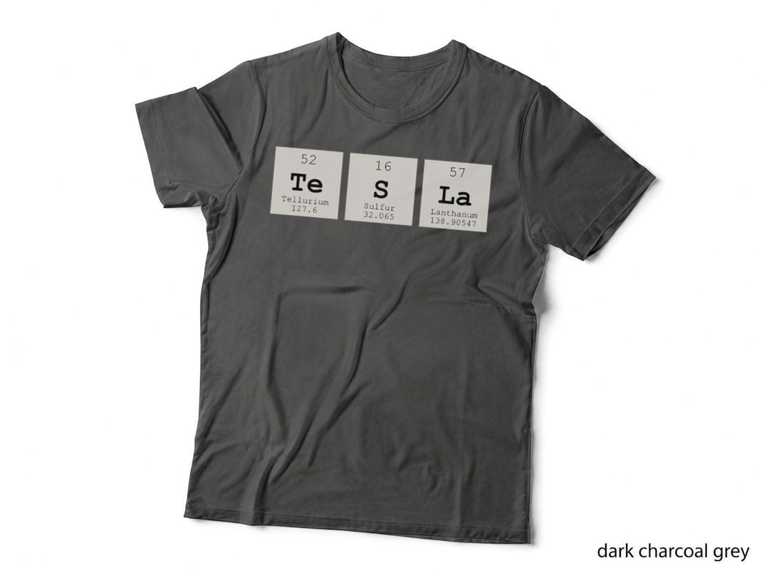 Periodic Table Tesla Shirt T-Shirt