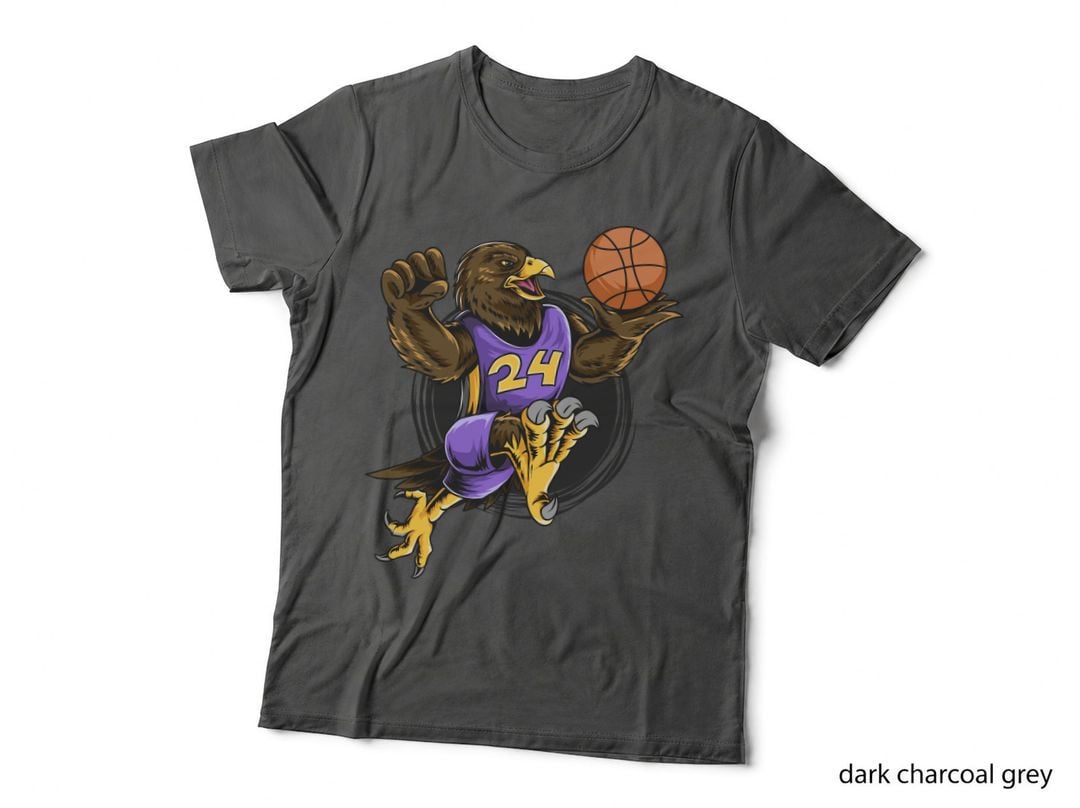 Basketball Eagle in Sports Jersey Mascot Animal Athletic Power T-Shirt