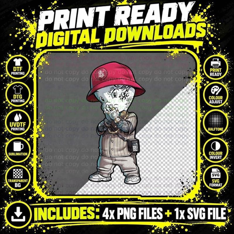 Cartoon Red Panda Baseball Boss Life Mascot in Uniform Png SVG Digital Bundle