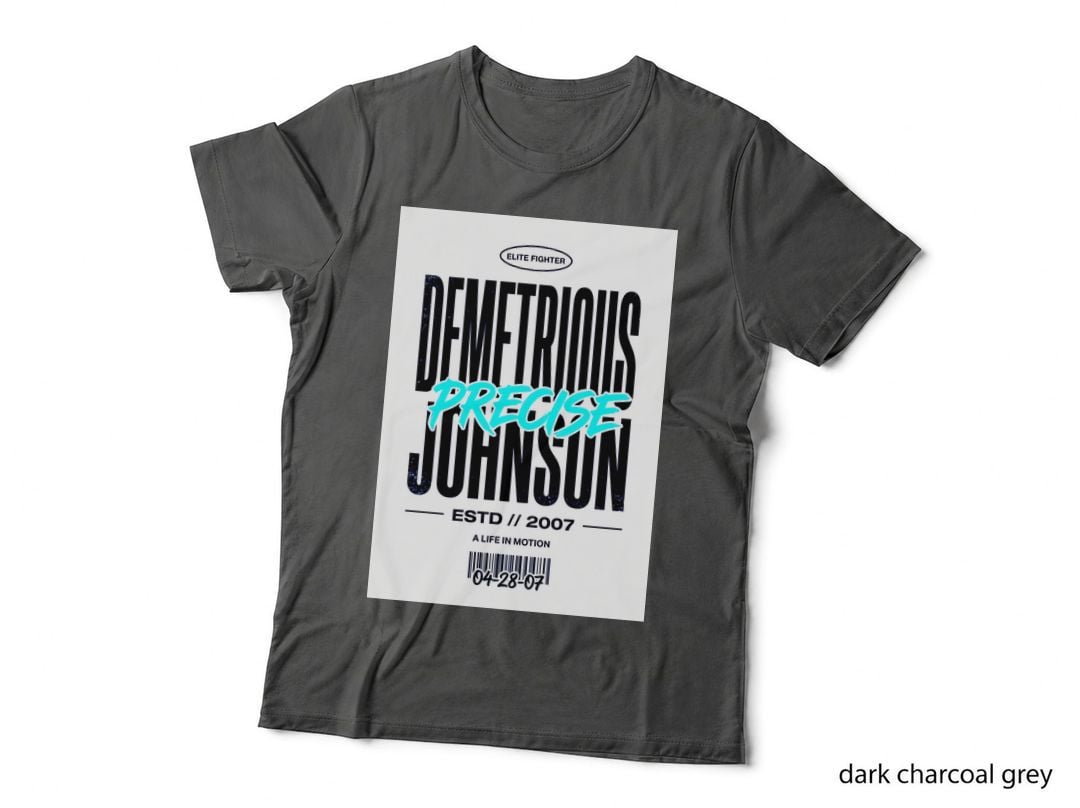 Demetrious Johnson Elite Fighter Precise a Life in Motion Bold Vintage T-Shirt