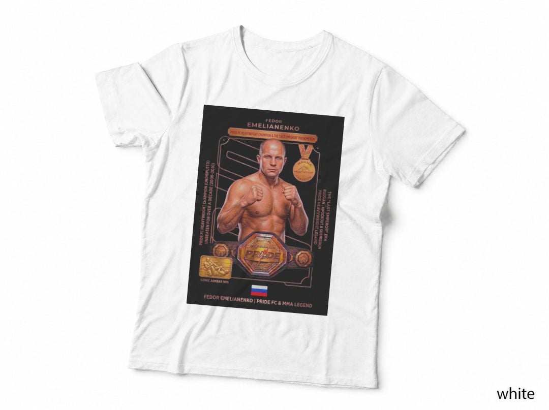Fedor Emelianenko PRIDE Fc Heavyweight Champion and the Last Fighter T-Shirt