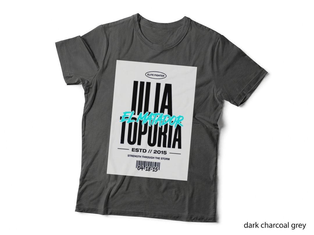 Ilia Topuria Elite Fighter El Matador Strength Through Bold Vintage T-Shirt