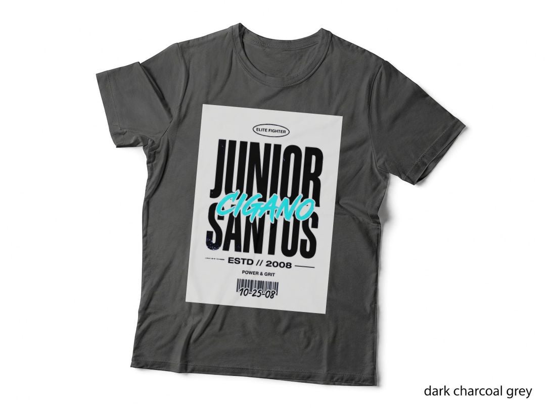 Junior Santos Elite Fighter Cigano Power and Grit Bold Vintage T-Shirt
