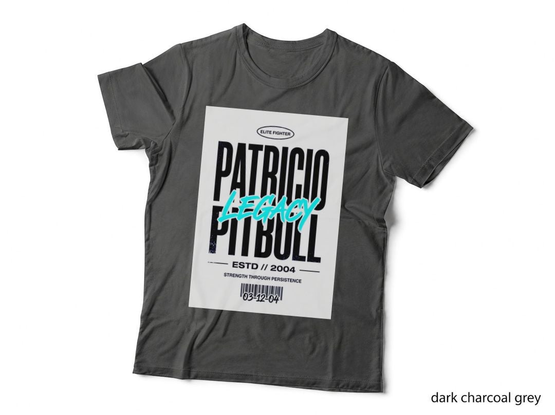 Patricio Pitbull Elite Fighter Legacy Estd 2004 Strength Vintage Badge T-Shirt