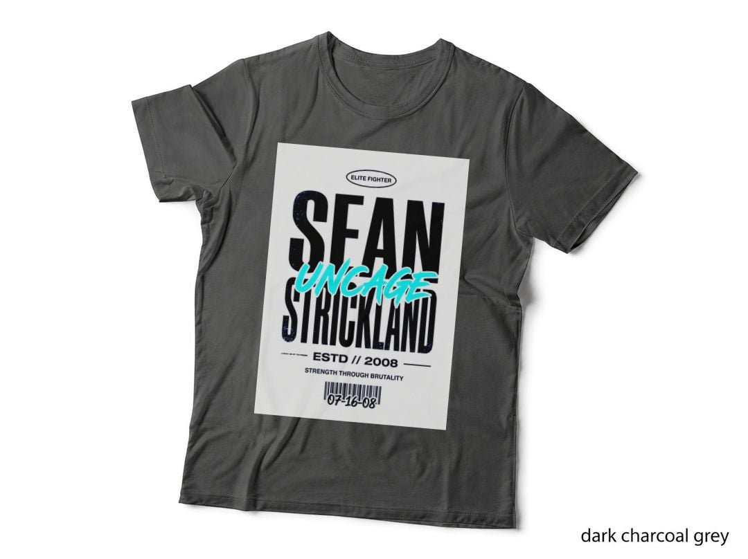 Sean Strickland Elite Fighter Uncage Strength Through Bold Vintage T-Shirt