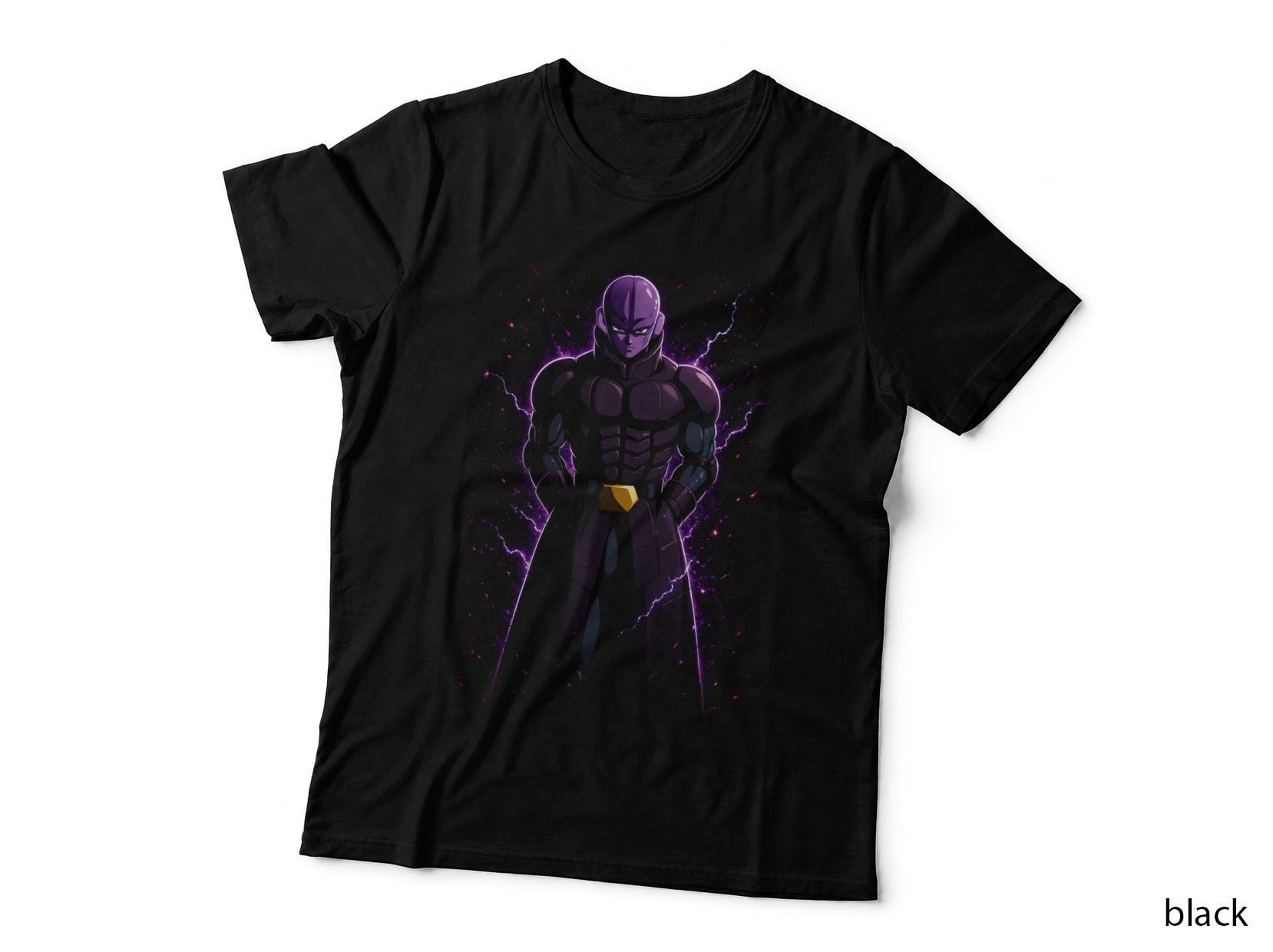 Alien Warrior Anime T-Shirt, Halftone Lavender Armored Fighter Graphic Tee