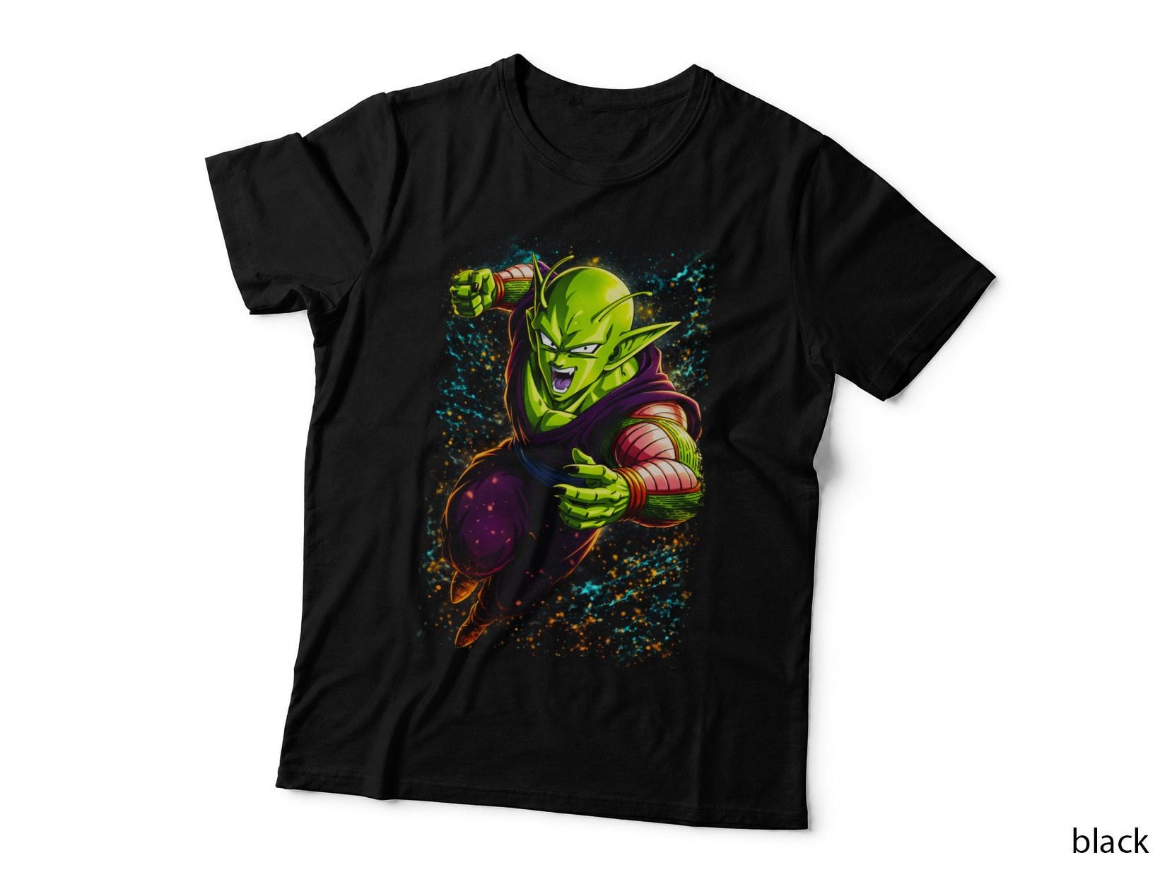 Alien Warrior Halftone T-Shirt, Sci-Fi Fighter Tee, Green Alien Hero
