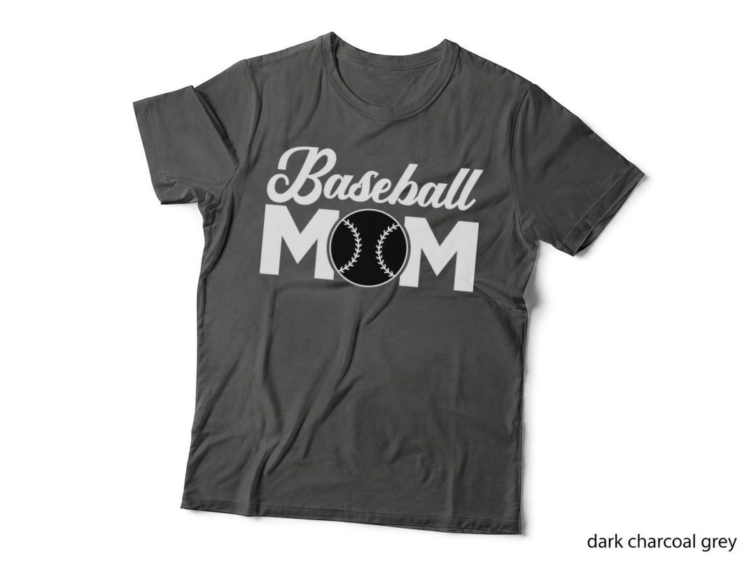 Baseball Mom Baseball T-Shirt, Baseball Mom Graphic Tee, Baseball Lover Shirt