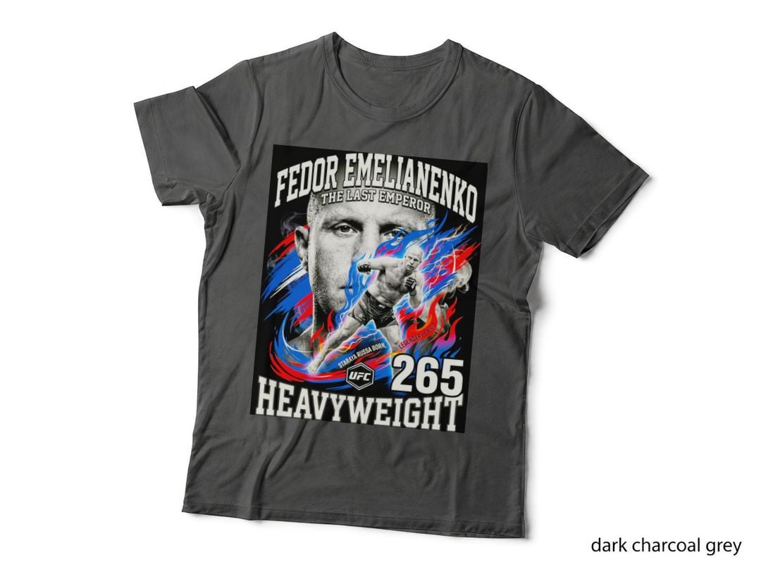 Fedor Emelianenko the Last Emperor 265 Heavyweight Staraya Red Blue T-Shirt