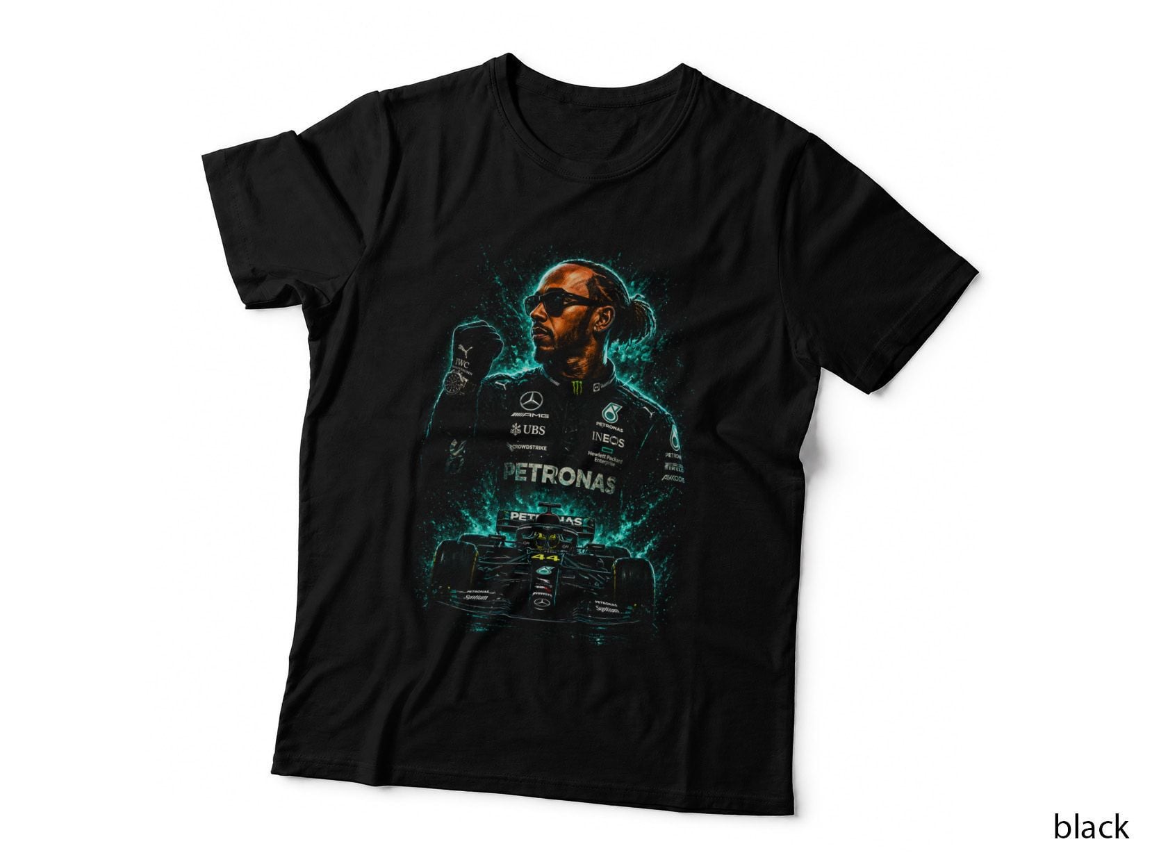 Racing Driver Halftone T-Shirt, Motorsport Legend Tee, Formula Racing Shirt