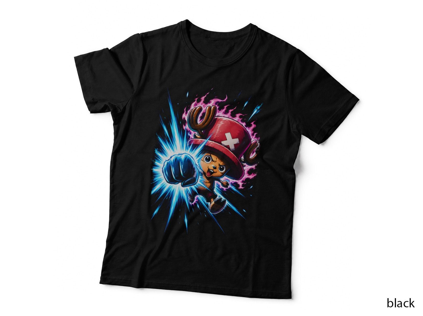 Samurai Warrior Anime Halftone T-Shirt, Sword Fighter, Manga