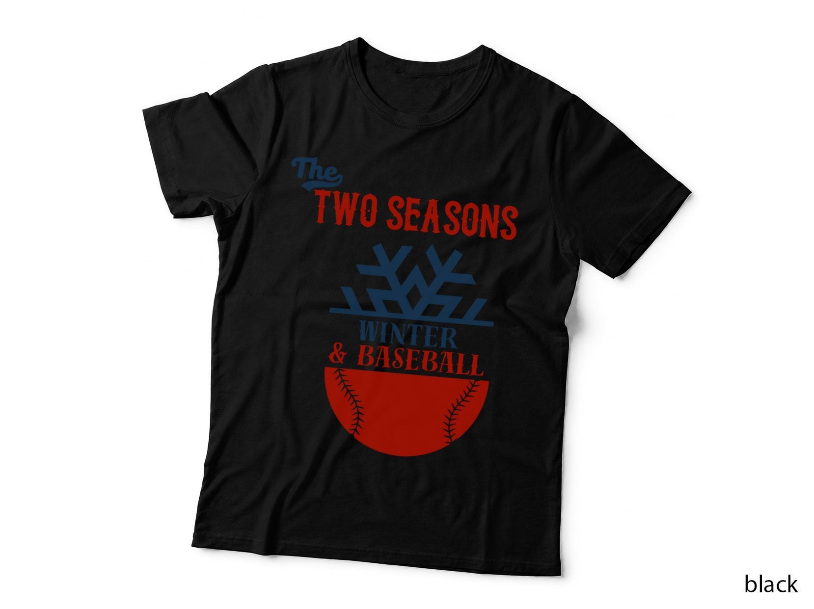 The Two Seasons Winter Baseball T-Shirt