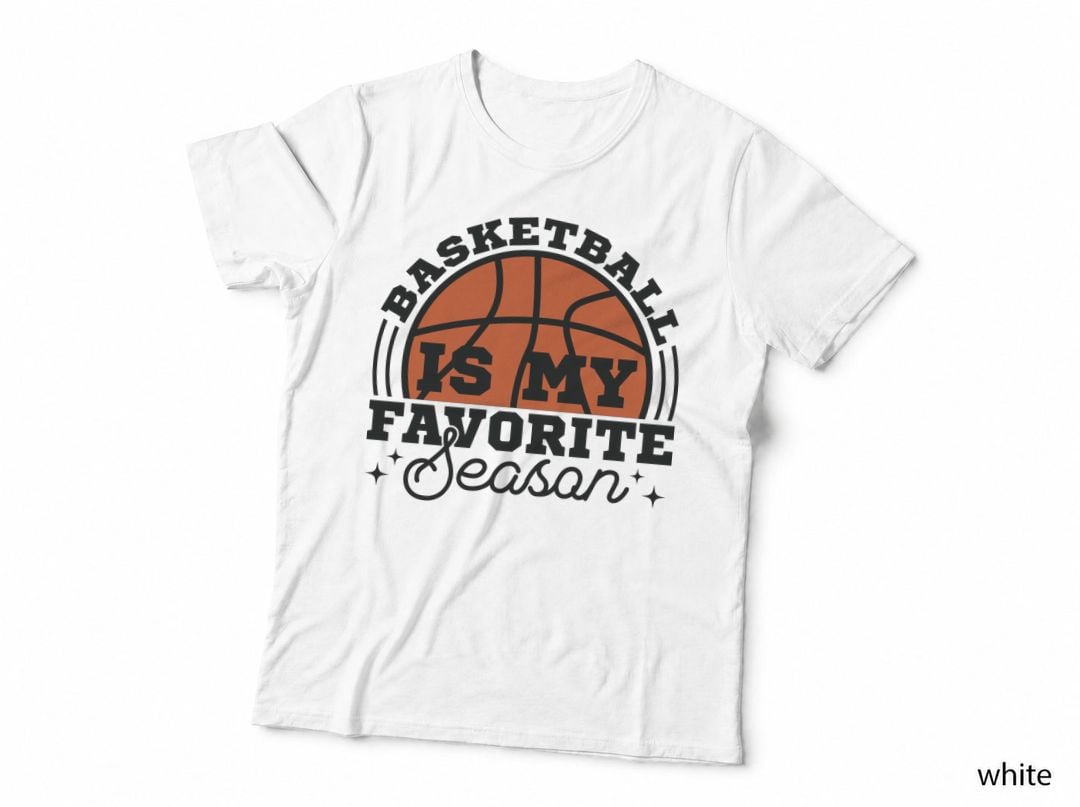 Basketball Is My Favorite Season Basketball Art T-Shirt