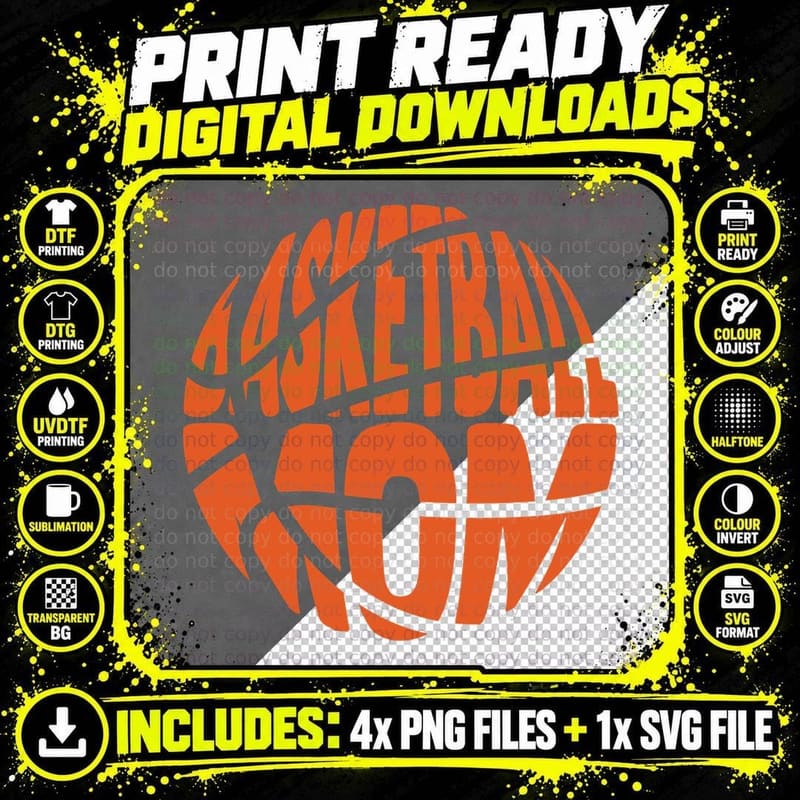 Basketball Now Basketball T-Shirt, Basketball Net Png SVG Digital Bundle