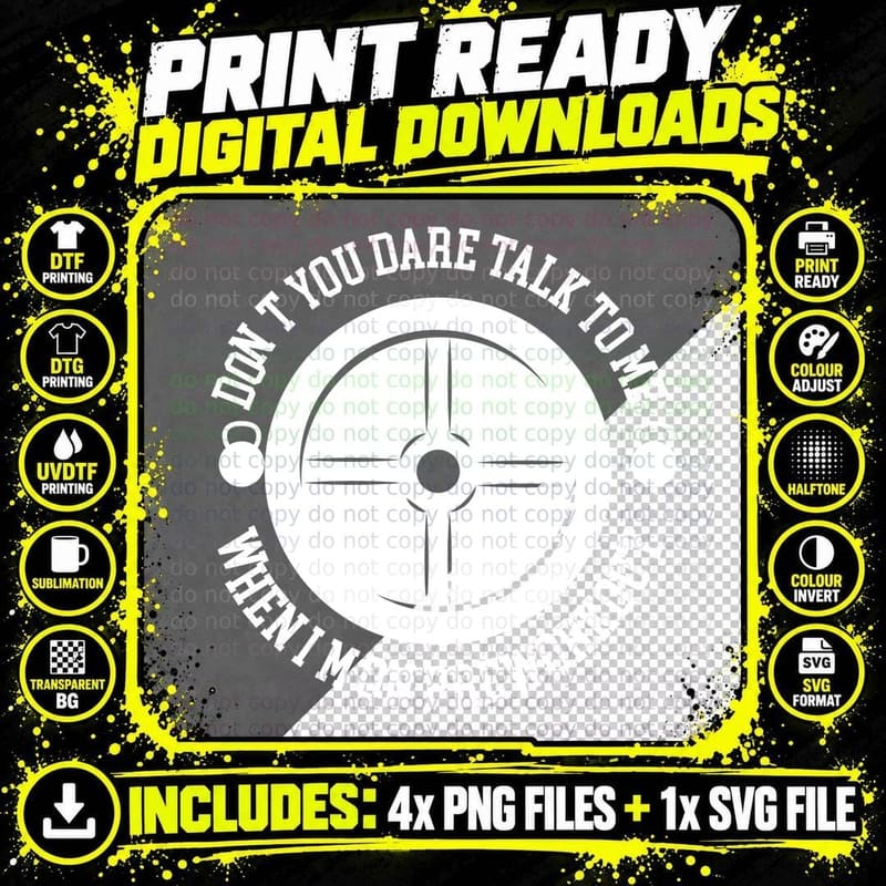 Don't You Dare Talk to Me When I'm on Preworkout Soccer Png SVG Digital Bundle