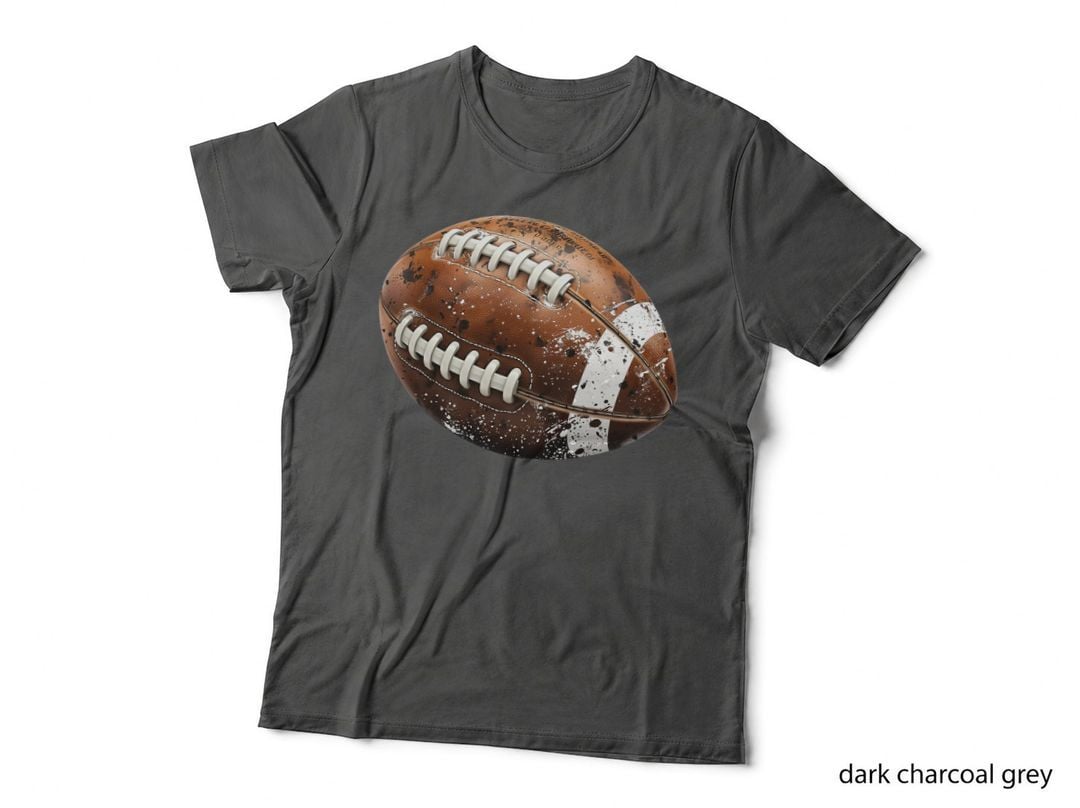 Football Splatter Art Football T-Shirt, Football Graphic Tee