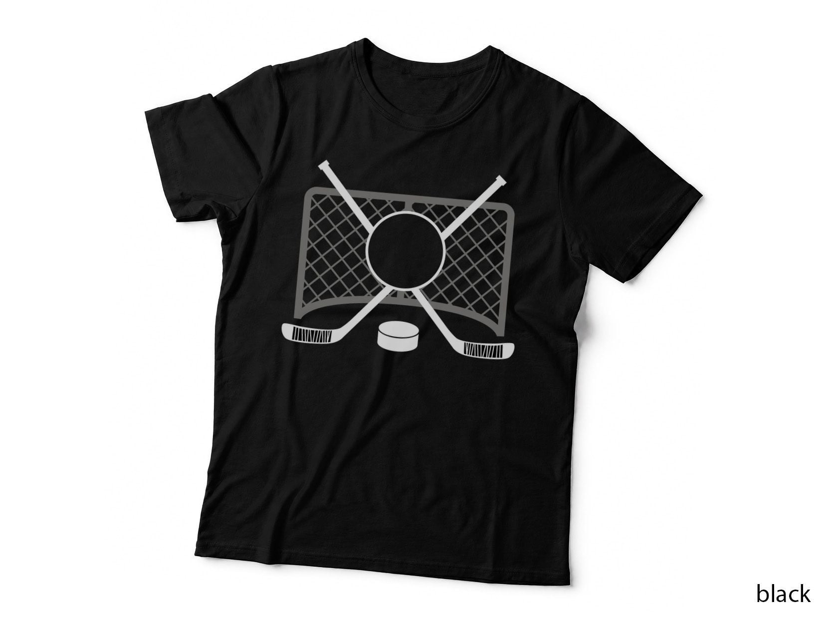Hockey Goal Puck Sticks Hockey T-Shirt, Hockey Graphic Tee, Hockey Gift Shirt