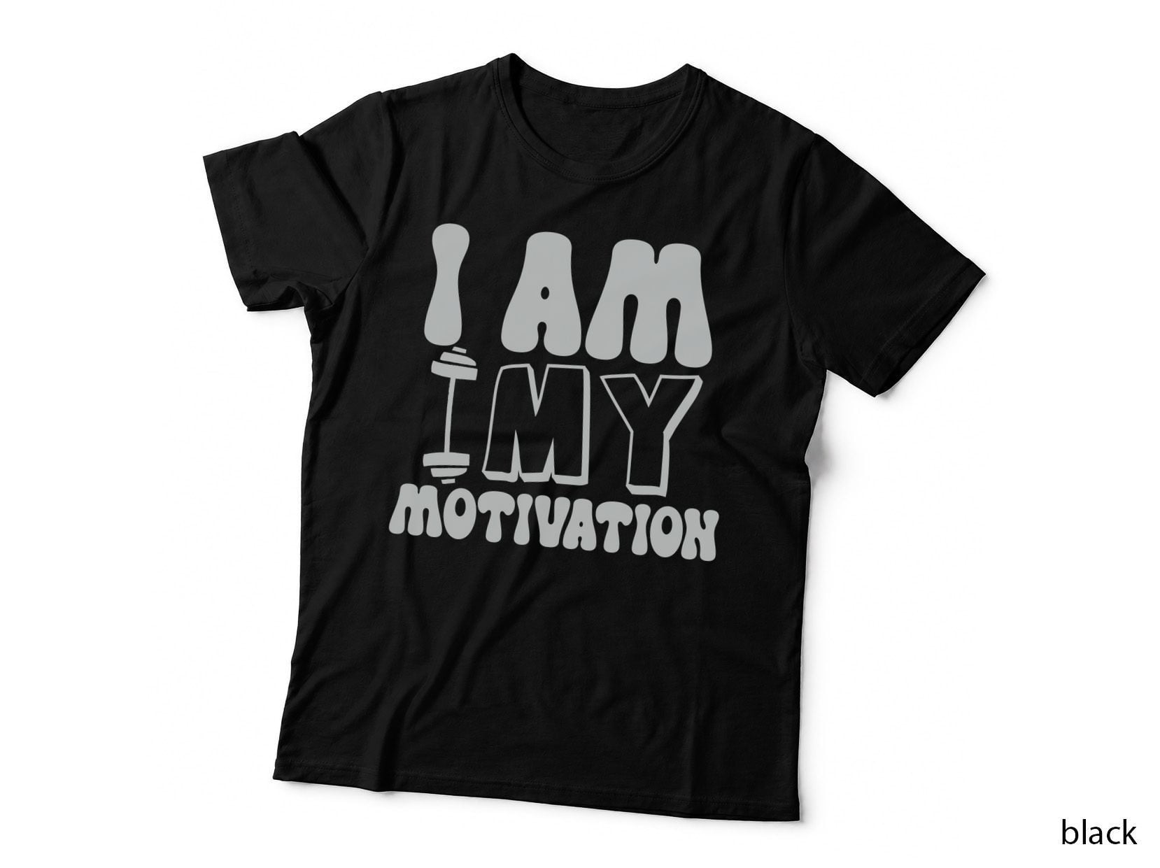 I Am My Motivation Soccer T-Shirt, Motivational Gym Theme Graphic Tee