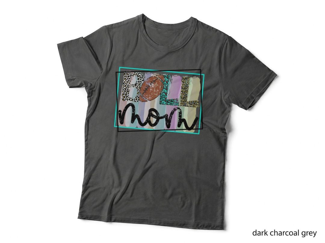 Roll Now Football T-Shirt, Football Leopard Print Stripes Graphic Tee