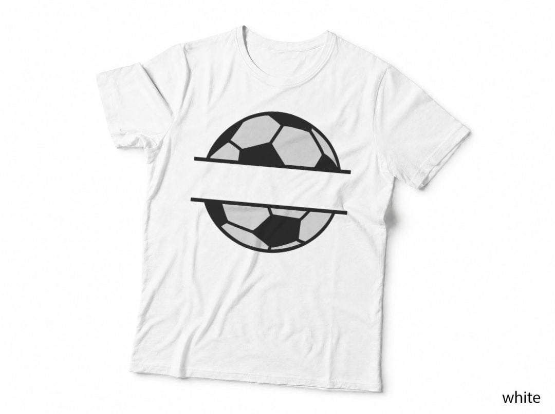 Soccer Ball Halves Soccer T-Shirt, Soccer Graphic Tee, Soccer Lover Shirt