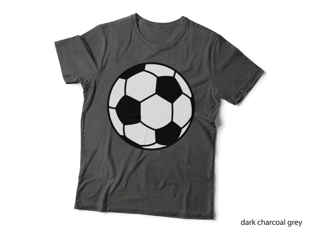Soccer Ball Pattern Soccer Print T-Shirt, Soccer Graphic Tee, Soccer Lover Shirt