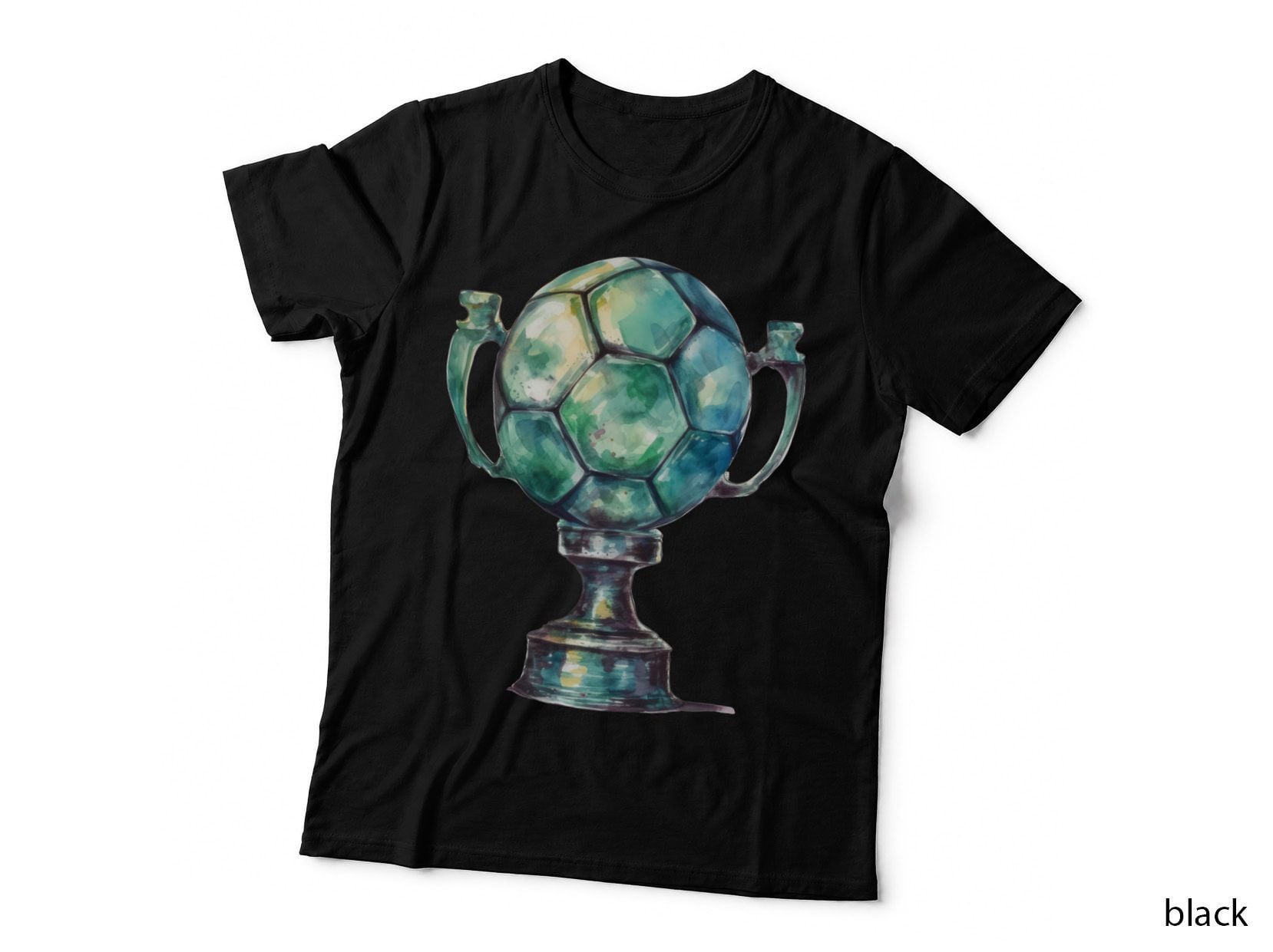 Soccer Ball Trophy Cup Football T-Shirt, Football Graphic Tee