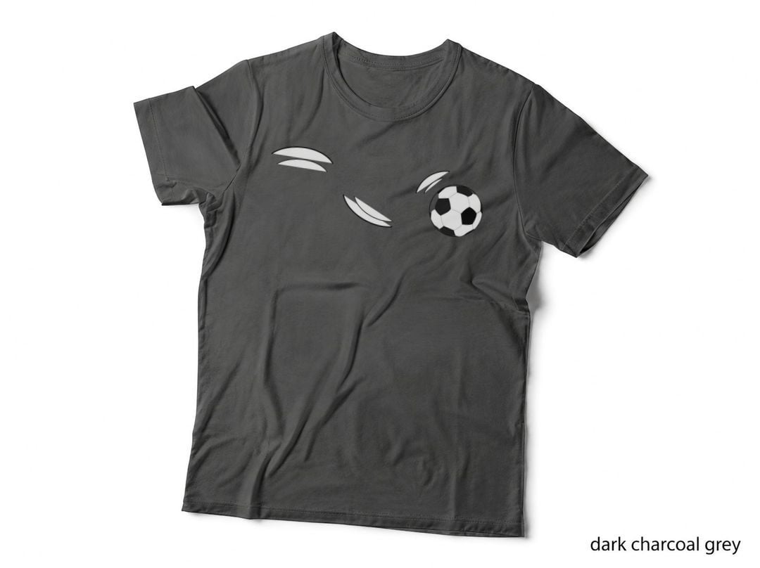Soccer Ball in Motion with Wind Soccer T-Shirt, Soccer Graphic Tee