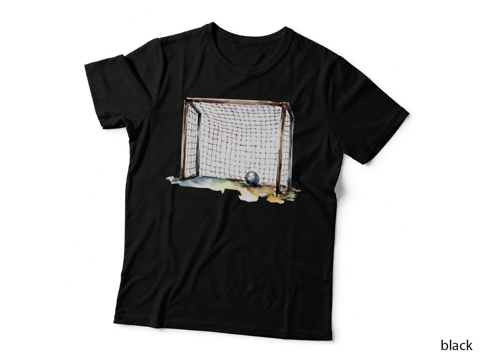 Soccer Goal Net with Ball Football T-Shirt, Football Graphic Tee