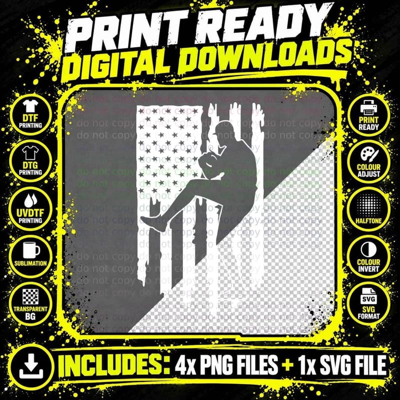 Soldier Hugging Flag Silhouette Baseball T-Shirt Png SVG Digital Bundle