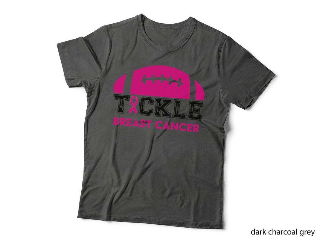 Tickle Breast Cancer Breast Cancer T-Shirt, Pink Football Breast Cancer Graphic