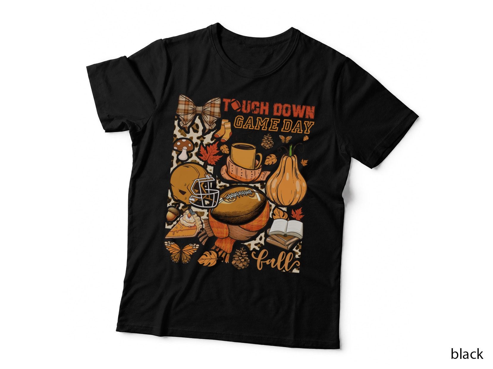 Touch Down Game Day Football T-Shirt, Fall-Themed Sports and Autumn Graphic Tee