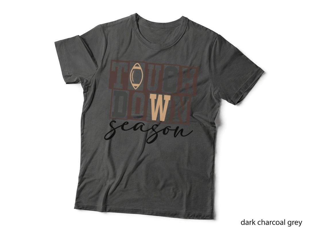 Touchdown Season Football T-Shirt, Football-Themed Graphic Tee