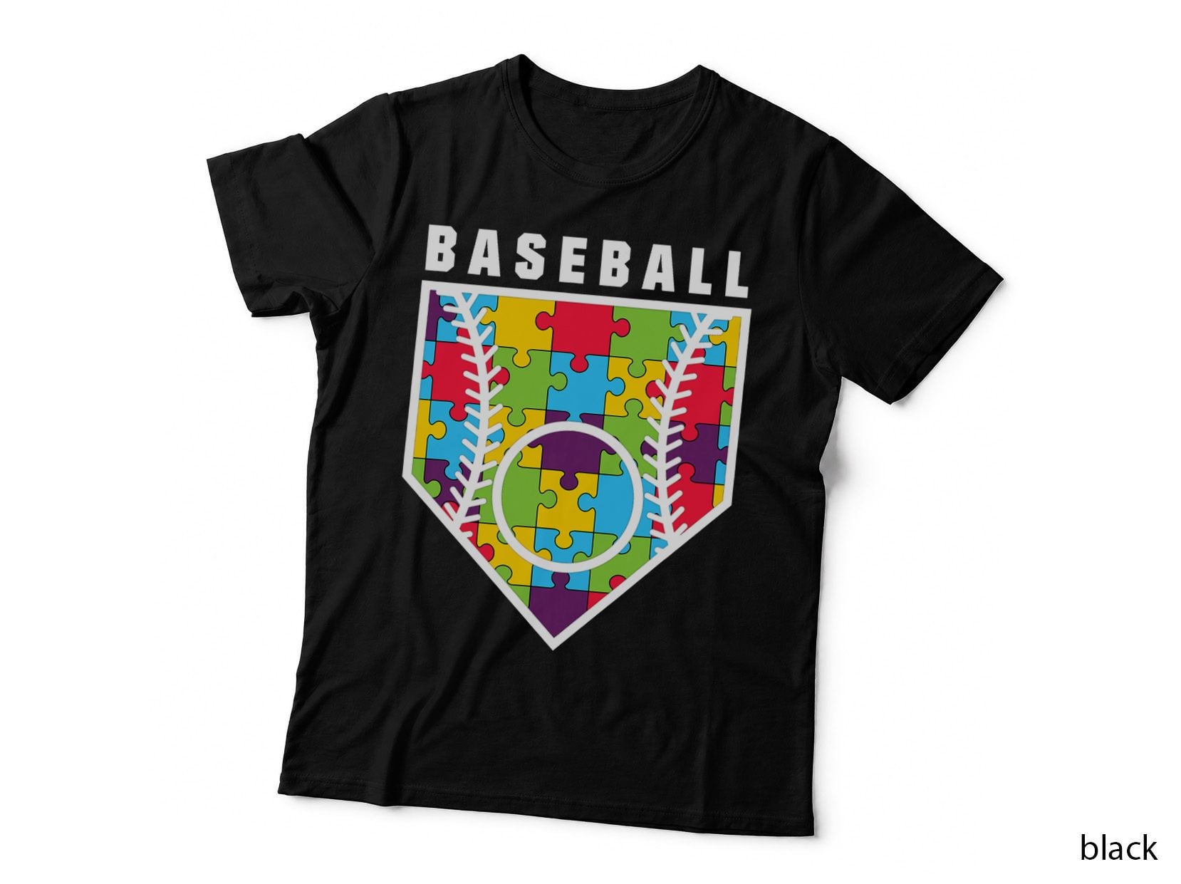 Autism Awareness Baseball, Neurodiversity, Special Needs Support T-Shirt