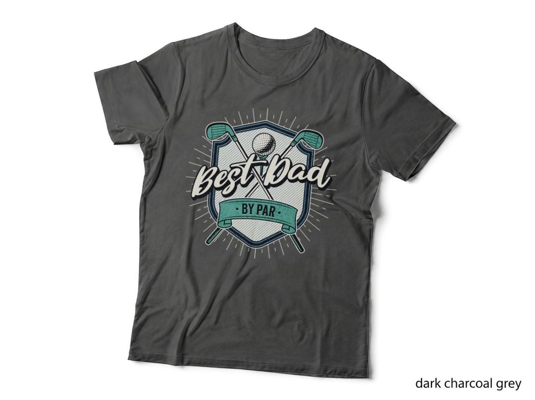 Best Dad by Par Golf Dad Father's Day, Men's Gift, Golfing, Funny T-Shirt