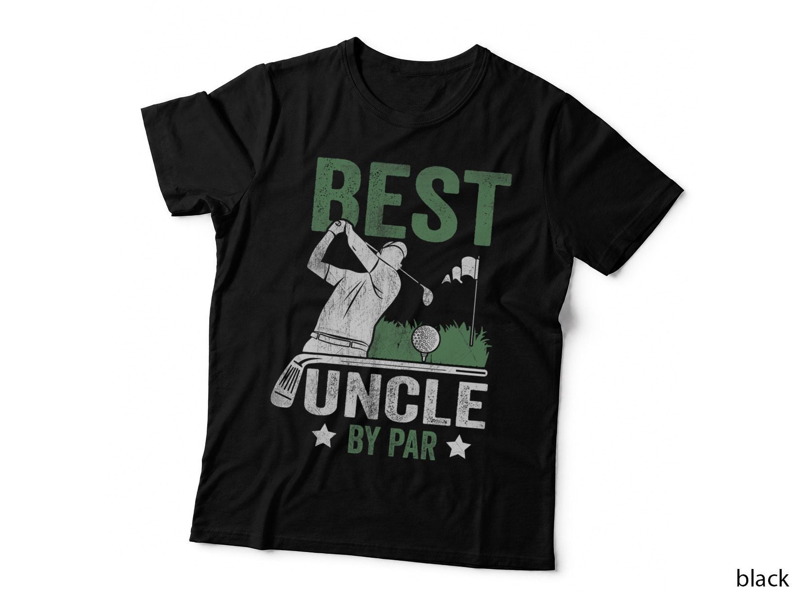 Best Uncle by Par Father's Day Golf Gift, Funny Uncle, Golfing T-Shirt